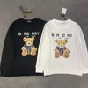 Felpa con cappuccio firmata Felpa con cappuccio Teddy Bear Felpa con cappuccio da uomo Felpa con cappuccio pullover di design Felpa con cappuccio girocollo manica lunga stampata lettera Maglia nera essenziale