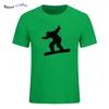 Men's T Shirts Design Comfortable Snowboarder Printed Men Shirt Casual O-neck Short Sleeve Summer Mens Cotton T-shirt