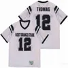 Hot West Orange-Stark High School Piłka nożna 12 Earl Thomas Jersey Men Team na odległość białego czystego haftu haftu oddychającego wysokiej jakości