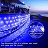 Saiten 2x2M 3x2M 6x4M Weihnachtsbeleuchtung Wasserfall Girlande LED Mesh Sternengirlande Licht Jahresfeiertagsdekorationen für