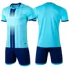 Ao ar livre camisetas de manga curta uniformes de futebol crianças e adultos camisas de futebol roupas meninos sportswears t-shirt esportes futebol treino 230215