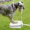 Ciotole per gatti Mangiatoie Abbeveratoio per cani/animali domestici a pedale per esterni con tubo Fontana di acqua potabile per cani Dispenser passo-passo P7Ding