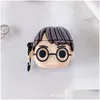 Figure di giocattoli d'azione Immagine Protezione per cuffie Er Case Soft Sile Cartoon Cute Protezioni Shell Drop Consegna Giocattoli Regali Dhboa