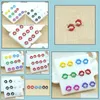 Stud Earrings For Women Wholesale Lip Rhinestone Simated Jewelry Drop Delivery Dha4G