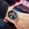 Armbandsur guanqin herrar klockor mekaniska armbandsur NH35 Automatisk klocka för män safirglas keramik ram 10bar vattentät klocka 230215