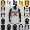 Maillot de basket-ball Michigan Wolverines Hunter Dickinson Terrance Williams II 2 Bufkin Jaelin Llewellyn Joey Baker Juwan Howard Chris Webber