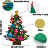 Dekoracje świąteczne DIY Świąteczne Feel Tree Merry for Home 2023 Cristmas Ornament Xmas Gifts Santa Claus Rok