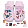 Shoe Parts Accessories Fast Delivery Cute 2D 3D Shoes Charms Pvc Clog Croc Buckle Fashion Decorations Drop Dhxlu