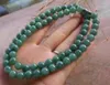 Chains 1pcs Green Certified Burma A JADE Jadeite Beads Necklace 8mm 20 Inches