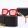 Occhiali da sole firmati Occhiali da sole da strada alla moda per donna Occhiali da sole con scatola 6 opzioni Occhiali da sole di alta qualità