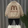 kids designer baseball jacket baby boy girl spring Embroidery jeans jackets children coat