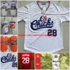 Bo Jackson #28 Bo Jackson #29 Chicks Film Baseball Jersey Amérique Tout Cousu Blanc Rouge Orange S-3XL Haute Qualité