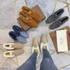 Loropiana Lesiner Shoes Online осень зима новые снежные ботинки плюшевые пулопер круглый ноги квартиры для повседневной туфли плюшевые туфли Womenapb7