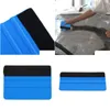 Andra bilbelysningar Vinyl Film Wrap Tools Squeegee med filt Mjuk väggpapper Scraper Mobil SN Protector Install Tool Drop Delivery Mob DHFDT