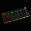 키보드 133 MX Mechanical Keyboard 108 96 87 NJ80 84 68 64 T230215 용 백라이트 키 캡을 통한 키 블랙 흰색 PBT 더블 샷 사이드 라이트 샤인