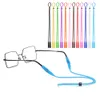 Eyeglasses chains Wholesale 10pcs Soft Silicone Glasses Neck Cord Lanyard Spectacles Sunglasses Strap Holder with adjustable button MultiColour 230214