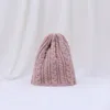 Bonnets bonnet/crâne casquettes 2023 chapeaux tricotés pour femmes bonnet chapeau hiver hommes dames Skullcap solide casquette épaisse Oliv22