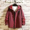 Men's Jackets Men's Streetwear And Coats Overalls Bomber Ribbons Hip Hop Windbreaker Nice Hooded Outwear