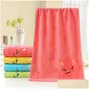 Towels Robes Soft Cotton Bath Towel Cartoon Cat Blanket Baby Newborn Infant Kids Breathable Comfortable Cute Swimwear Shower Cloth Dhama