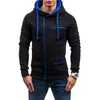 Mens Fashion Solid Color Hoodies Zipper Cardigan Hoodie A Variety of Printed Clothes with Different Colors and Patterns