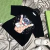 Conjuntos de roupas infantis de grife para bebês meninas saias ternos moda letras roupas terno verão manga curta conjunto de alta qualidade 2 cores