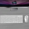 Klavyeler 2.4G Kablosuz Klavye Fare Protabe Mini Klavye Fare Kombo Defter Dizüstü Bilgisayar Mac Masaüstü PC Akıllı TV Rus Düzeni T230215