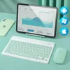 Клавиатуры для IPAD Клавиатуры мыши для iPad Air 3 4 7th 8-е поколение Pro 11 12.9, совместимая с Bluetooth-совместимой с клавиатурой для Android Windows Tablet T230215