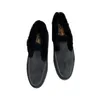Loropiana Desiner Shoes Online Botas de nieve integradas de piel con suéter de felpa Pies Flat Top Casual WomenH7OR