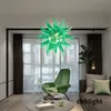 Nordic Style Handmade Blown Glass Chandelier Lamps CE UL Certification Borosilicate LED Lights for Indoor Home Dining Room Staircase Decoration LR1472-3