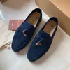 Desiner Loropiana buty online LP Lucky Women's British Style Pary Lazy Lazy Driving Handel Penny Casual