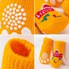 Dog Apparel 4Pcs Winter Thick Protector Socks Anti-Slip Puppy SocksSmall Cat Dogs Knit Warm Pet Booties Accessories