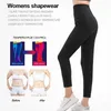 Kadın şekillendiricileri aiithuug ekstra kayış tayt gövde şekillendirici korseler tozluklar yağ yakma pantolon fitness korse 5 kez terleme shapewear kapris