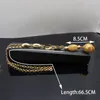 Hänge halsband mode för kvinnor charm klassisk lång neklace guld färg halsband kedja smycken tillbehör