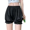 Women's Shorts Women Short Pants Bloomers Ruffle Pumpkin Lolitam Underwear Safety Stain Panties Solid Comfortable Summer