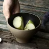 Миски японская ретро-посуда Stoare Rice Bowl Homeving Soup Soup Ностальгическая личность каша старомодная