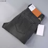 Mens Jeans Casual Pants Luxury Designer Brand High Street Straight Jean Blue Washed Big Hole Zipper Biker Black Pant 29-40 #028