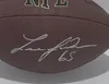 Stafford Mariota Johnson Winslow McCaffrey Polamalu Merriman Fitzgerald Autograferad Signerad signatur Signatur Auto Autograph Collectible Football Ball
