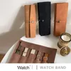 Watch Boxes Cases Luxury Vintage Watch Roll Travel Case Frosted Leather Personalised Display Box 5 Slots Wrist Watches Jewelry Storage Pouch 230215