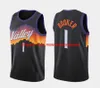 Stitch Custom 2022 Basketball Jersey Men Devin 1 Booker Chris 3 Paul Mikal Men Women Youth White Black