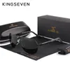 Óculos de sol Kingseven Men Men vintage Óculos de sol polarizados de alumínio Classic Brand Sun Glasses Coating Lens Driving Eyewear para Menwomen 230215