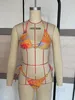 3 adet bikinis 2023 Seksi Kadın Mayoları Kadın Mayo Teşhal Brezilya Mikro Bikini Set Biquini Mayo Sahibi Sahil Giyim
