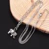 Anhänger Halsketten Mode Edelstahl Halskette Vintage Elefant Für Frauen Männer Gothic Schmuck Party Geschenke