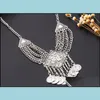 Colliers Déclaration Colliers De Luxe Gland Cristal Pendentif Maxi Femmes Big Gypsy Collier Collier Drop Livraison Bijoux Pendentifs Dhxux