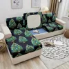 Chair Covers Christmas Stretch Sofa Seat Cover Marble Galaxy Pattern Removable Cushion For Corner Elastic Slipcover