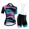 2024 Pro Women Summer Cycling Jersey Zestaw Sinka na rowerowe rowery z krótkim rękawem