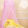 Myggnät Baby Round Mosquito Net Hung Netting Bed Canopy For Kids Bedroom Mygg Net Stand Holder Justerbar Clipon Crib Canopy Holder 230214