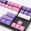 Teclados keypro hana corante étérmico sublimação fontes pbt keycap para teclado mecânico USB com fio 134 keycaps t230215