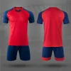 T-shirts d'extérieur Hommes Enfants Ensembles de football Uniformes de volley-ball à manches courtes Maillots de football Chemises Kit de sport Vêtements Costume Respirant Impression personnalisée 230215