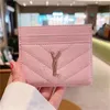 Klasik tasarımcı para klipleri lüks erkekler kadın mini cüzdan kartı tutucu moda para çantası cep iç yuvası deri cüzdan