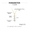 Chains Jewelry Niche Temperament Zircon Clavicle Chain Ol Professional Stainless Steel Necklace For Women